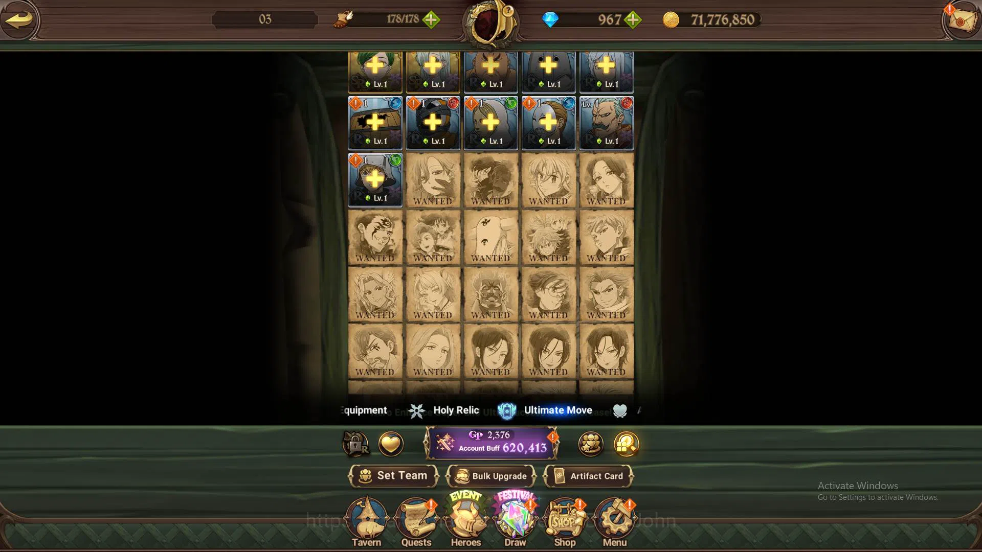 The Seven Deadly Sins: Grand Cross Accounts GLOBAL|620K CC|DM 967|Traitor Meliodas,DKM,Eastin, image 10