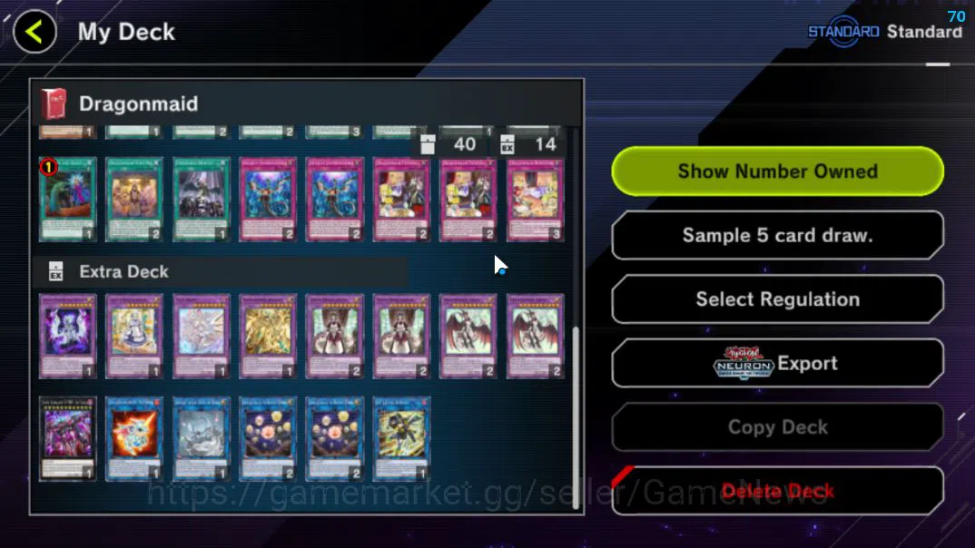 Yu-Gi-Oh! Master Duel Accounts Lv 18 | 20 Deck | RadiantTyphoon,VSK9,Dracotail,Yu image 11