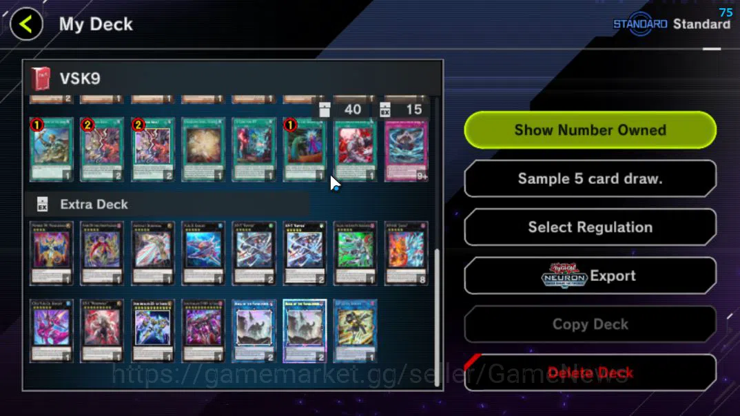 Yu-Gi-Oh! Master Duel Accounts Lv 18 | 20 Deck | RadiantTyphoon,VSK9,Dracotail,Yu image 5