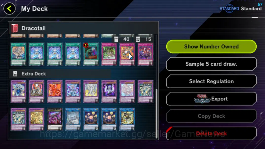 Yu-Gi-Oh! Master Duel Accounts Lv 18 | 20 Deck | RadiantTyphoon,VSK9,Dracotail,Yu image 7