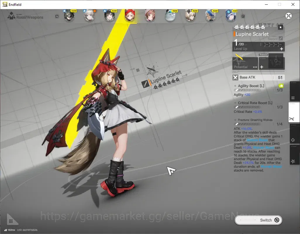 Arknights: Endfield Accounts NA/EU Starter Account | Rossi + Signature | Lv.2 | image 3