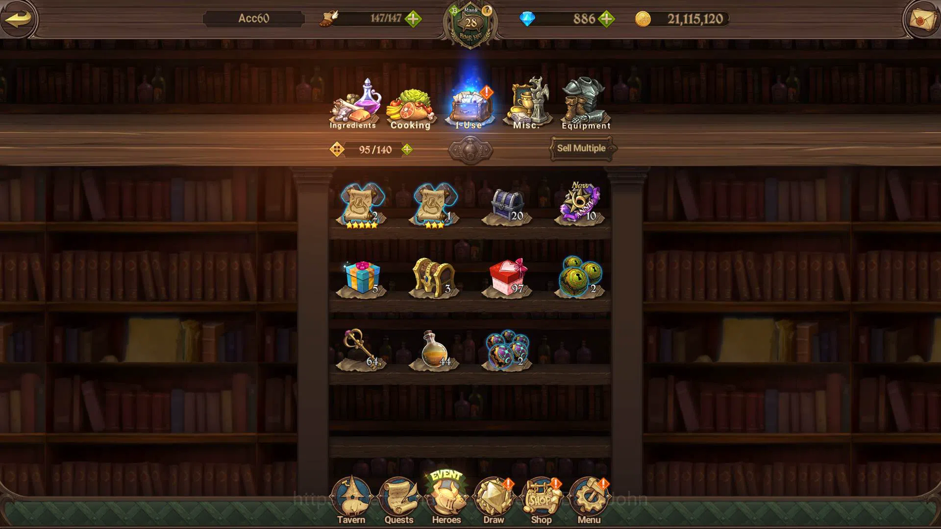 The Seven Deadly Sins: Grand Cross Accounts GLOBAL|1.6M CC|DM 886 + LS 100| LR Helbram | UR De image 4