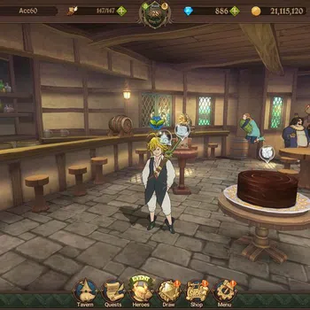The Seven Deadly Sins: Grand Cross Endgame GLOBAL|1.6M CC|DM 886 + LS 100| LR Helbram | UR De image 1