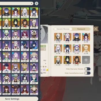 Genshin Impact Accounts Others ASIA|AR 57|5 Limited+2*5 WP|(Columbina,Skirk,Citlali,Arlecchino C2,Yelan,etc)|check