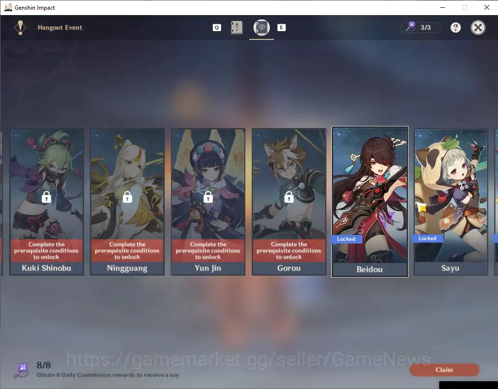 Genshin Impact Accounts ASIA|AR 55|5 Limited + 2 (5* Weapon)|Mavuika PremT image 18