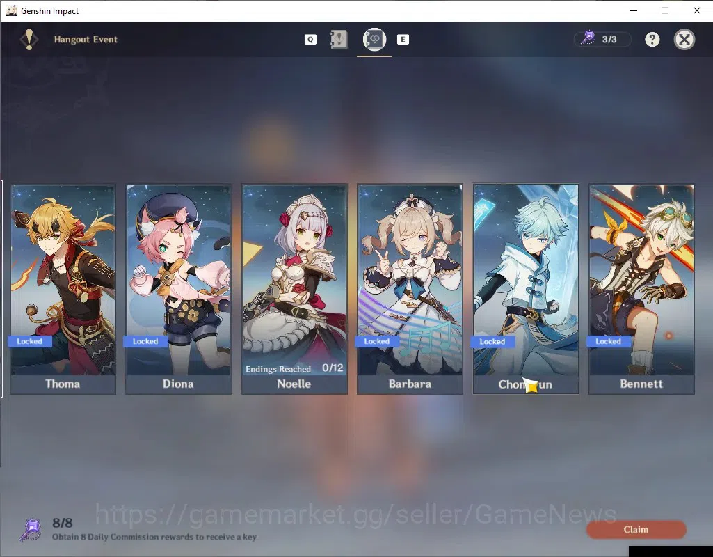 Genshin Impact Accounts ASIA|AR 55|5 Limited + 2 (5* Weapon)|Mavuika PremT image 19
