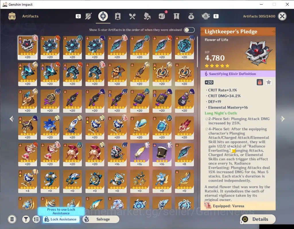 Genshin Impact Accounts ASIA|AR 55|5 Limited + 2 (5* Weapon)|Mavuika PremT image 4