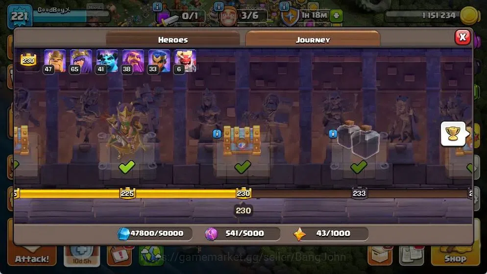 Clash of Clans Accounts Global |TH 18-BH 10|LVL 221| AQ 65 ,MP 41 ,GW 38 , image 9