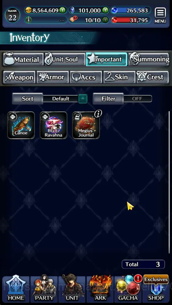 Last Cloudia Accounts GLOBAL|100k Crystal| Collab Slime(Benimaru, DLRimu image 7
