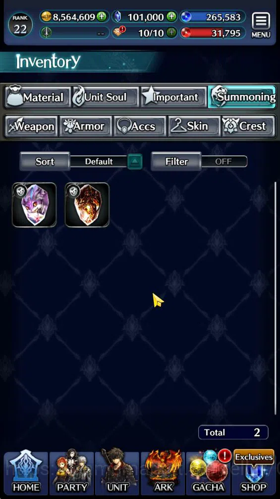 Last Cloudia Accounts GLOBAL|100k Crystal| Collab Slime(Benimaru, DLRimu image 8