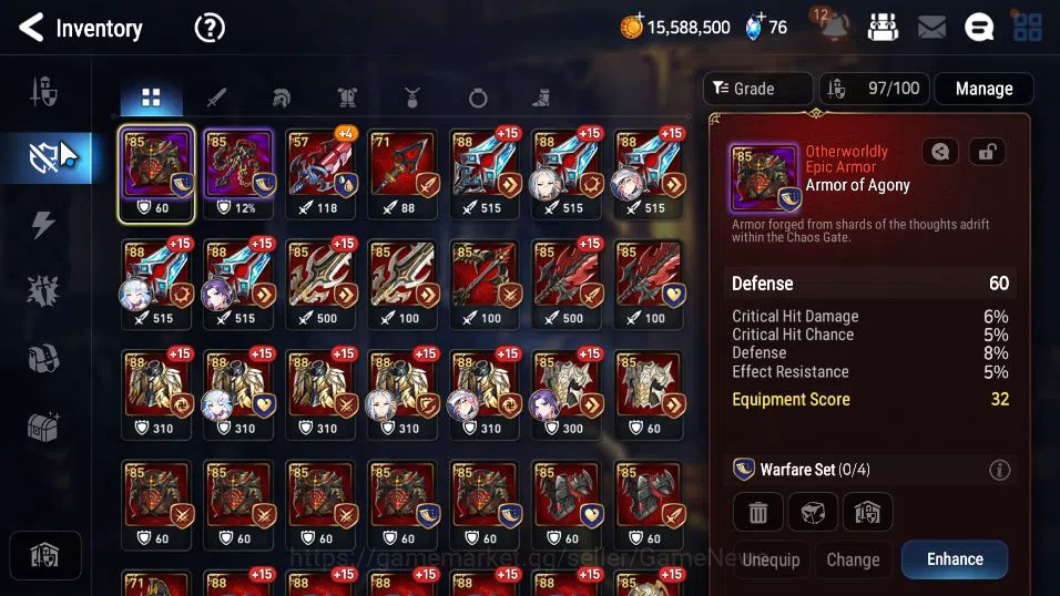 Epic Seven Accounts GLOBAL UNVERIF|New Era|8 ML(Salome,DD Ray,SP Polit image 9
