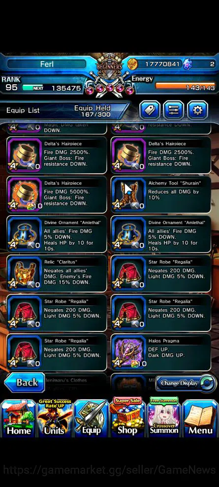 Grand Summoners Accounts Mid-Game Global|Rank 95|15 Ascend|ChloeTW,Pinnacle IsliidTW,DL RimuruTW,Oikatzo,Pencilgon,SS 9