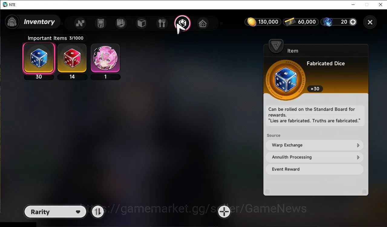 Neverness to Everness Accounts GLOBAL EU|HL 3|30 Fabricated Dice+14 Solid Dice|1  image 9