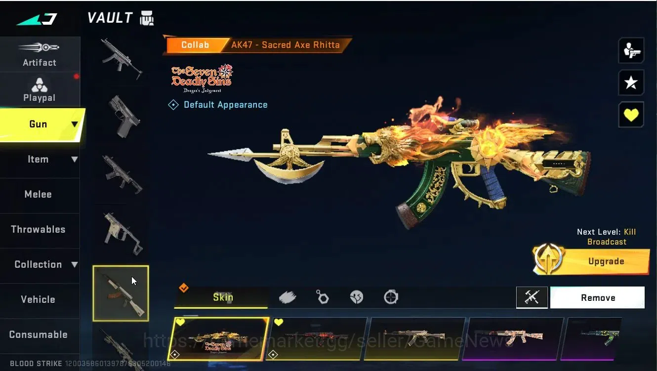 Blood Strike Accounts ASIA|COLLAB 7DS[AK47],BLEACH [Byakuya],EVA[ KATYA- image 20