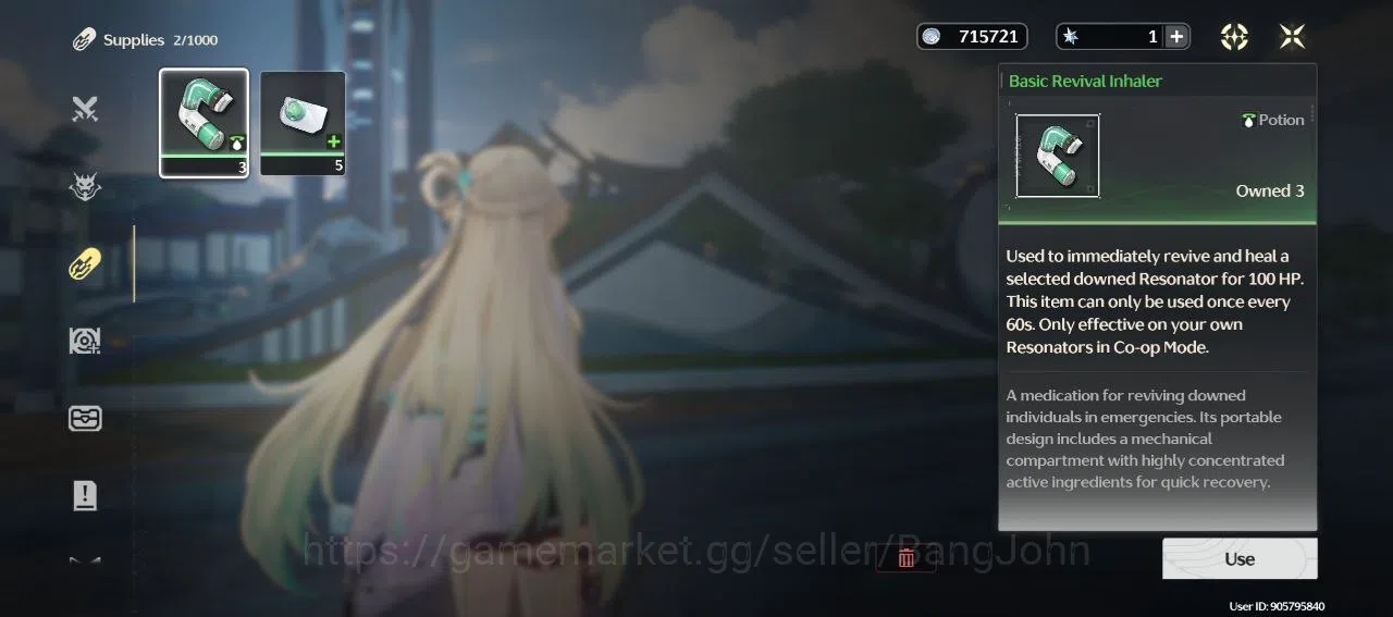 Wuthering Waves Accounts Others SEA | UL 16 | 2 Limit | Cantarella, Lynae | Starter | RA118B | 12