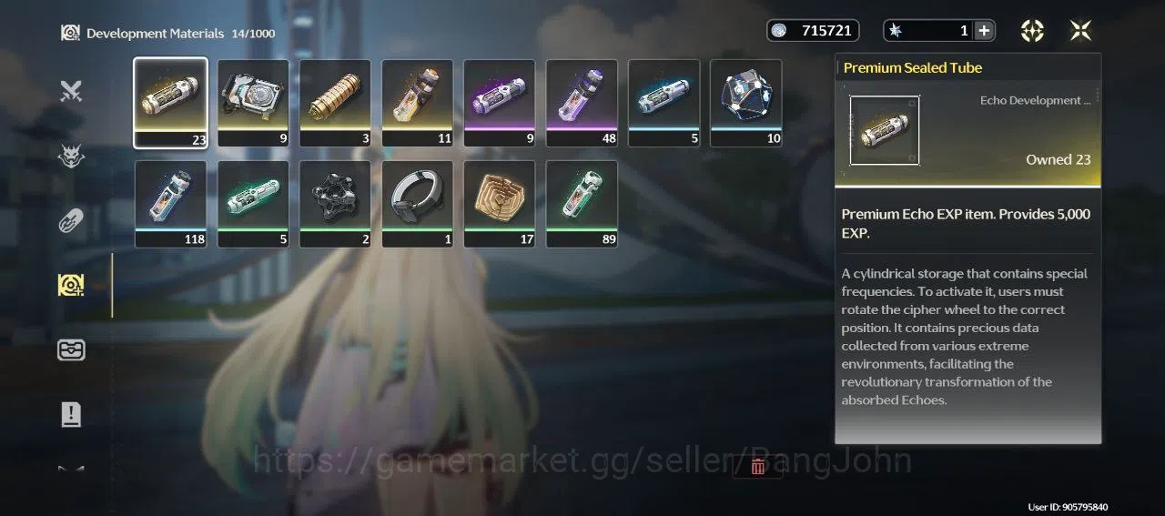 Wuthering Waves Accounts Others SEA | UL 16 | 2 Limit | Cantarella, Lynae | Starter | RA118B | 13