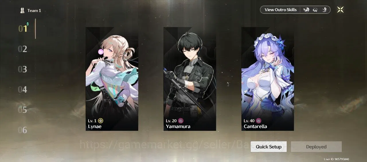 Wuthering Waves Accounts Others SEA | UL 16 | 2 Limit | Cantarella, Lynae | Starter | RA118B | 3