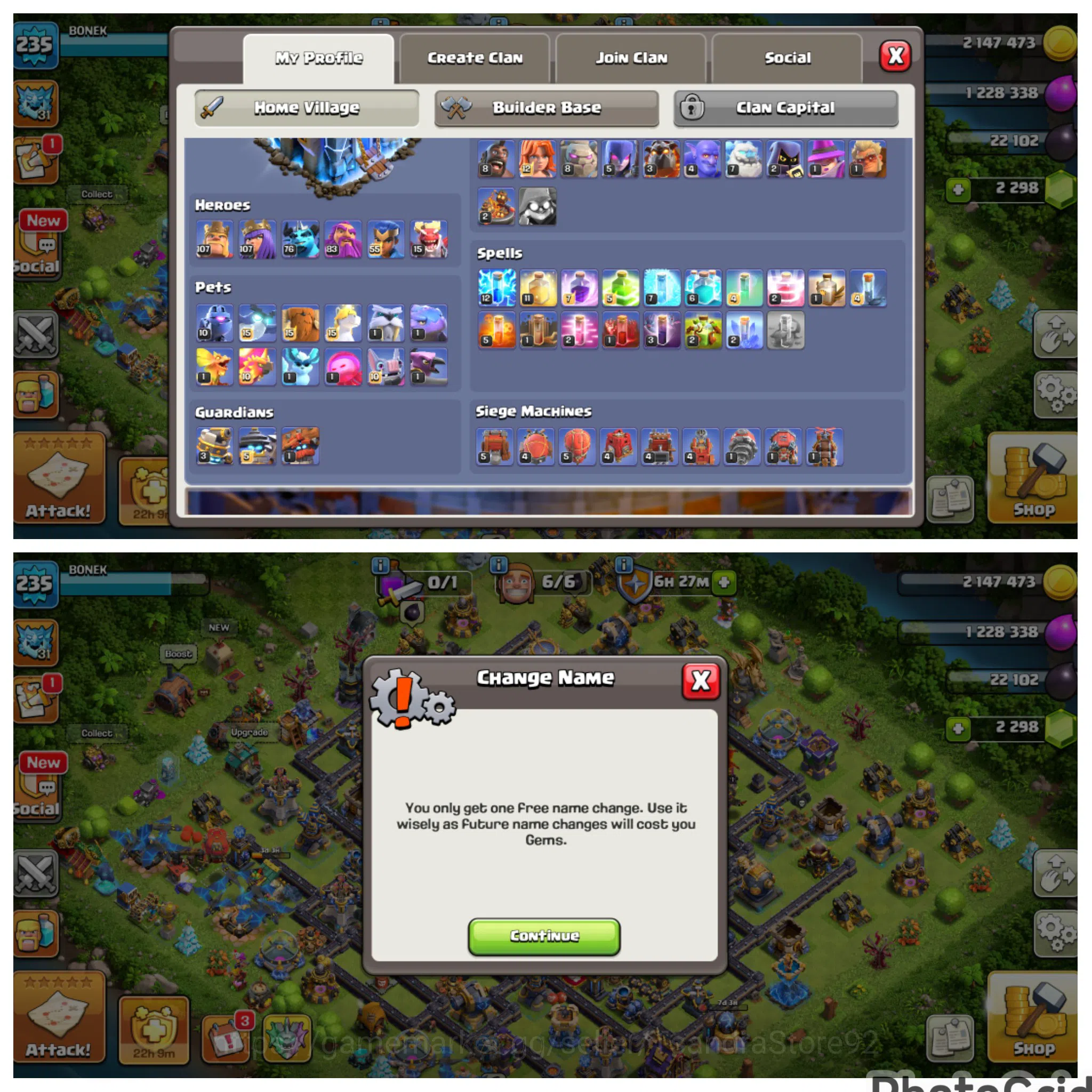 Clash of Clans Accounts High-End FLASH SALE 18 LVL 235 DEFENSE MAX EX LEGEND LEAGUE|4 HERO MAXED|EPIC MANY MAX|WALL MAXED|NC 2