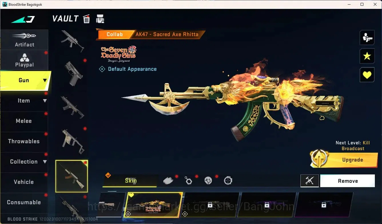 Blood Strike Accounts ASIA|COLLAB,AK47,KAG-6,ETHAN|MORE DETAIL CEK SS BS image 4