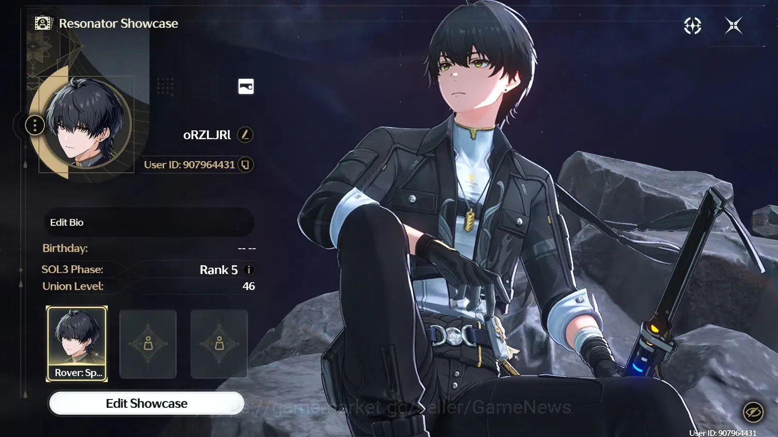Wuthering Waves Accounts Others SEA |UL 46|Ready Gacha|70,486 Astrite, 150 Lustrous, 9 Radiant Tide|Std Char Verina|DB Lvl 1