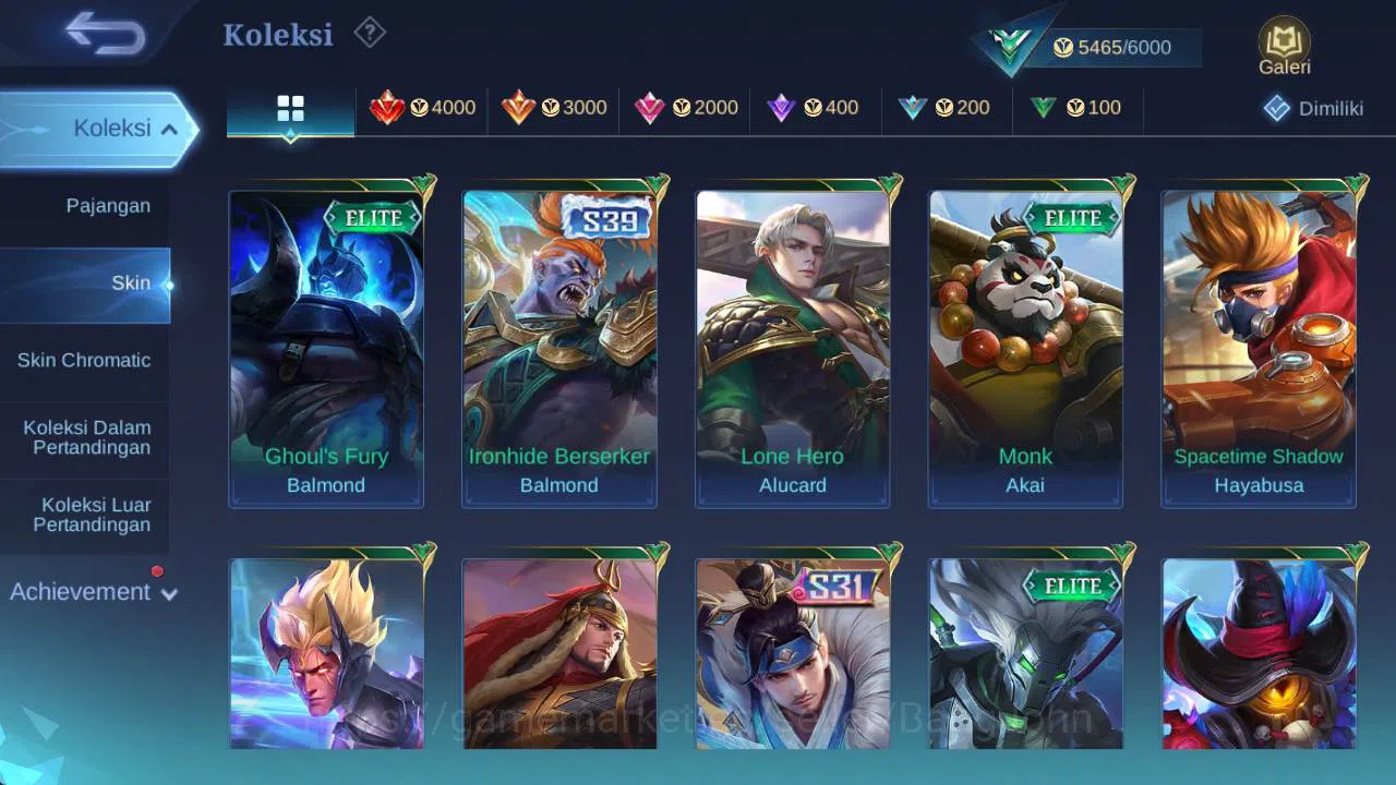 Mobile Legends: Bang Bang Accounts hero 56, skin 38| Eudora covenant, fanny pace, sum image 5