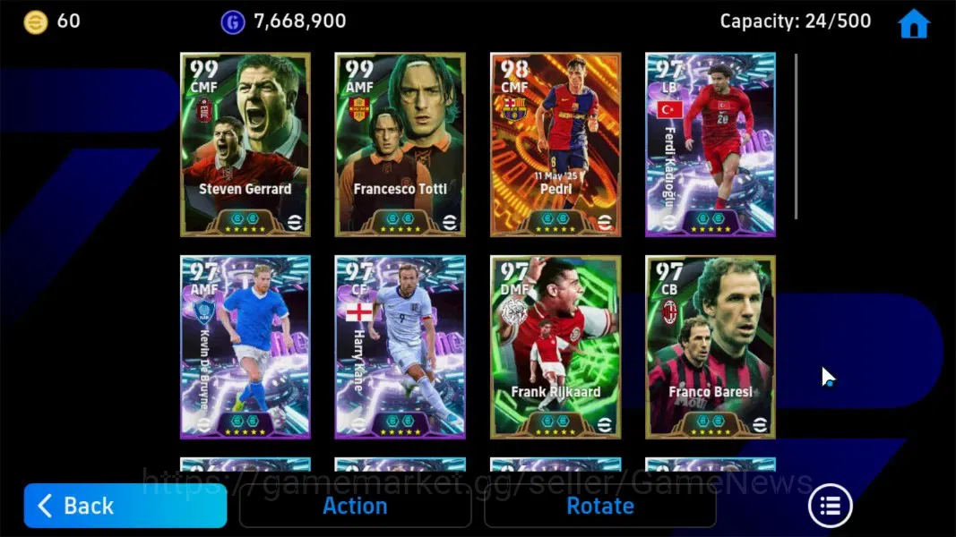 eFootball Accounts Android|BigTime Pedri,Epic Francesco Tooti,Steven  image 8