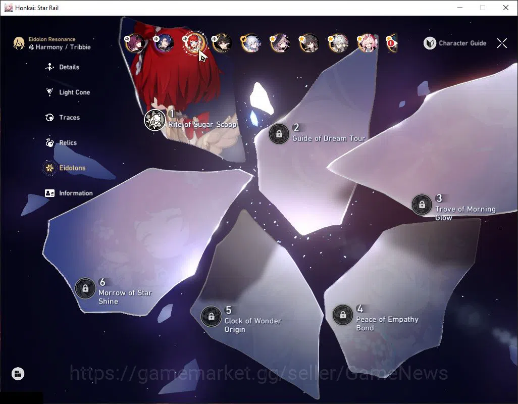 Honkai Star Rail Accounts Mid Game Asia|TL 70|12 Limited|[Kafka,Sunday,Hyacine,The Herta]+Sign,Yao Guang,B3 5