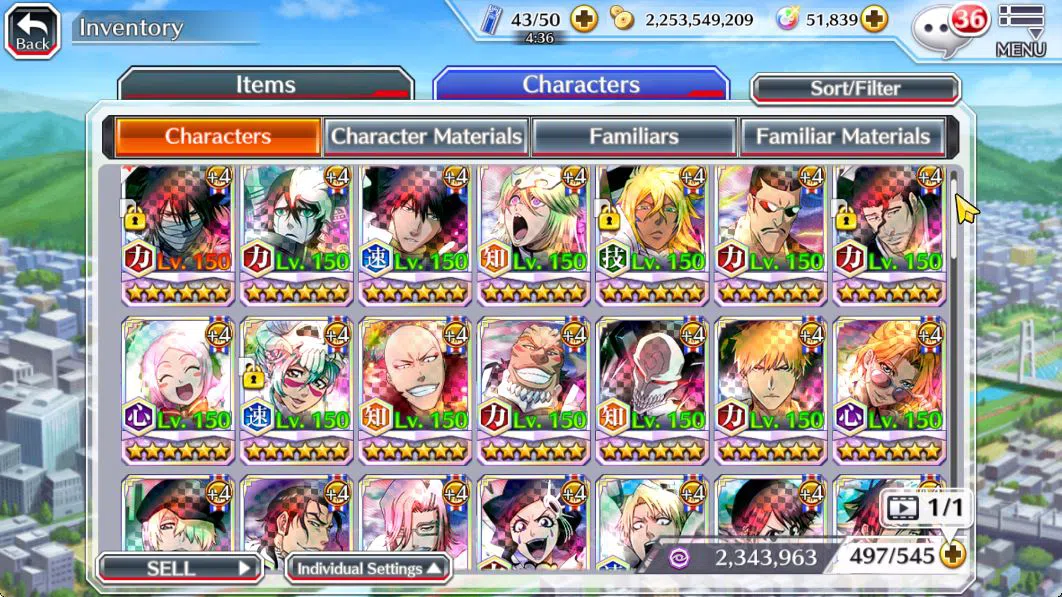 Bleach: Brave Souls Accounts [GLOBAL]51K Orb|Ichigo 10th Aniv,9th Aniv[Kenpachi image 8