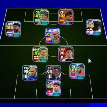 eFootball Accounts Legends & Iconic Players Android|Power 3109|3 Epic Luis Suarez,Steven Gerrard|9 Show Time Dani