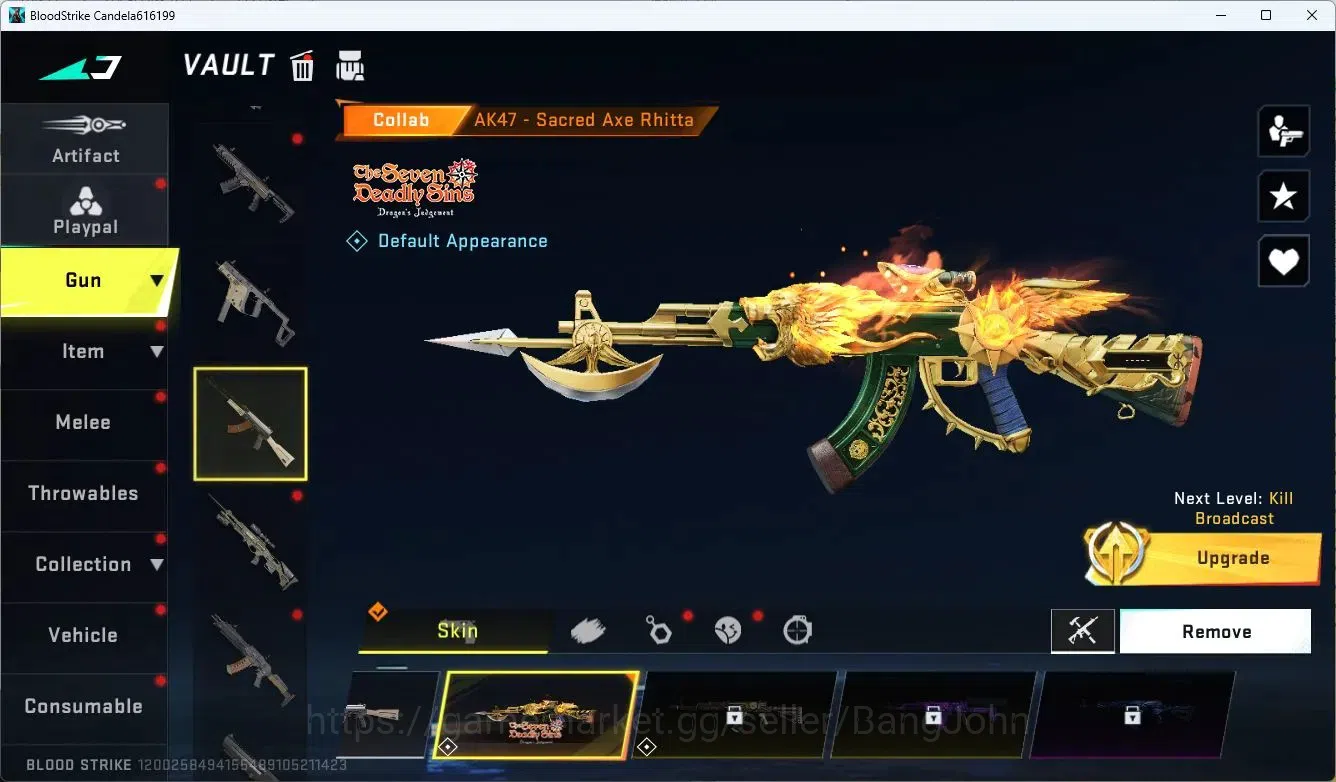 Blood Strike Accounts ASIA | Limited Butterfly Knife | Eternal M1887 | 4 image 4
