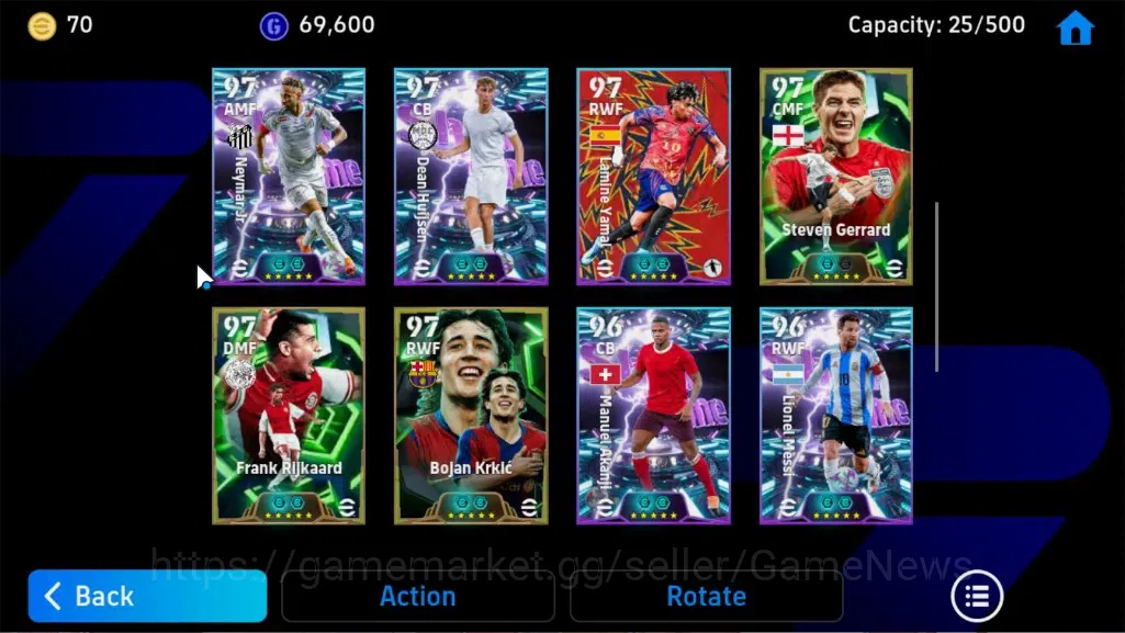 eFootball Accounts Legends & Iconic Players Android|Premium Pack Portugal'26|Epic Steven Gerrard,Cristiano Ronaldo,G 9