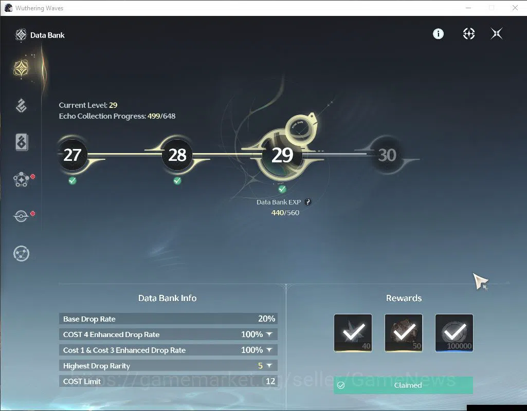 Wuthering Waves Accounts SEA|UL 46|4,1k Astrite|4 Limited|[Phoebe,Lynae,Cha image 16