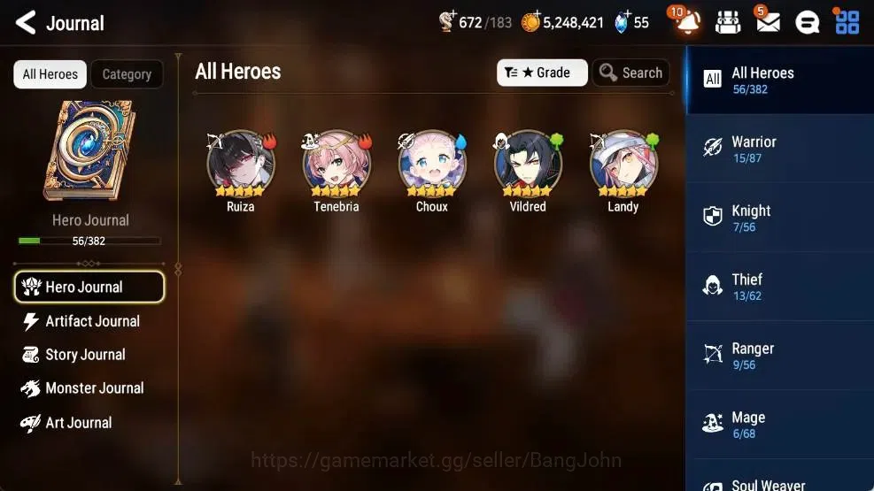 Epic Seven Accounts Global Unverif | Fresh Starter|2 ML(Salome, Ruele  image 5