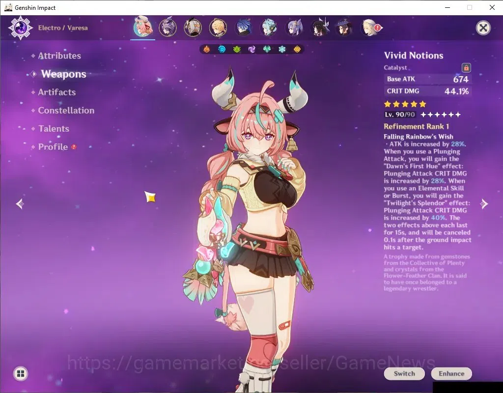 Genshin Impact Accounts ASIA|AR 57|Flins PremTeam|6 Limited+5(*5Wep)|[Duri image 4
