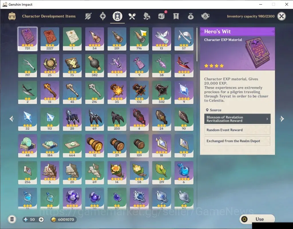 Genshin Impact Accounts ASIA|AR 57|Flins PremTeam|6 Limited+5(*5Wep)|[Duri image 7
