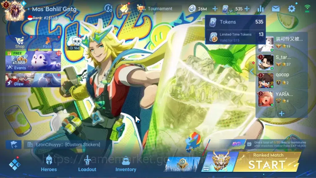 Honor of Kings Accounts Rare Skin Hero113 Skin287|Mythic LuBu,Ultraman,Sanrio Angela,DC Conan,LoM Yango,Blessed 1