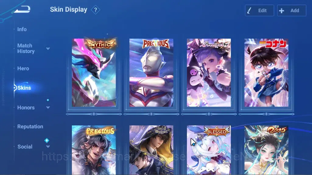 Honor of Kings Accounts Rare Skin Hero113 Skin287|Mythic LuBu,Ultraman,Sanrio Angela,DC Conan,LoM Yango,Blessed 3