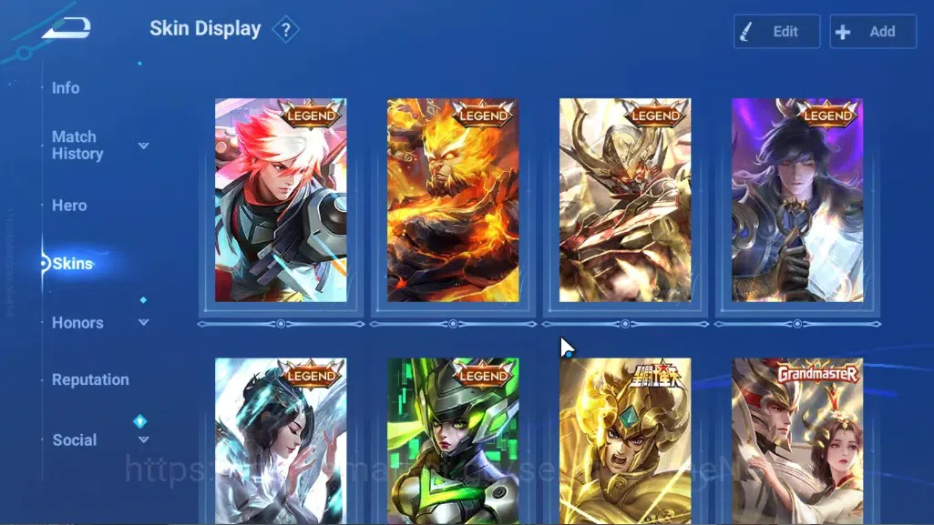 Honor of Kings Accounts Rare Skin Hero113 Skin287|Mythic LuBu,Ultraman,Sanrio Angela,DC Conan,LoM Yango,Blessed 5