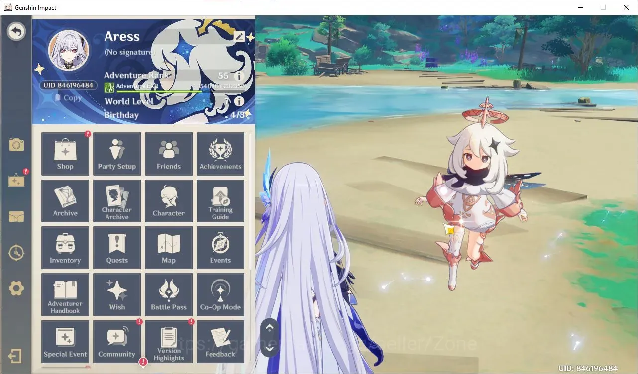 Genshin Impact Accounts Others ASIA|AR 55|7 Limited Char+7(*5Wpn)|Skirk,Furina,,Chlorinde,Nahida,Eula,Yoimiya,Xiao,and 1