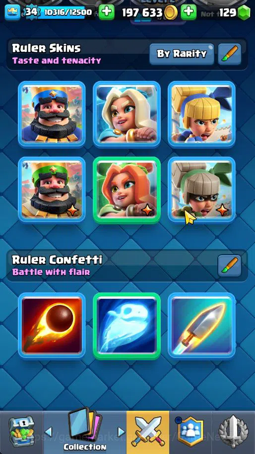 Clash Royale Accounts Lv 34|Trophy 7320|KTL 12|Total Card 119|3 Hero 7 E image 2