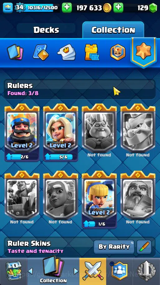 Clash Royale Accounts Lv 34|Trophy 7320|KTL 12|Total Card 119|3 Hero 7 E image 3