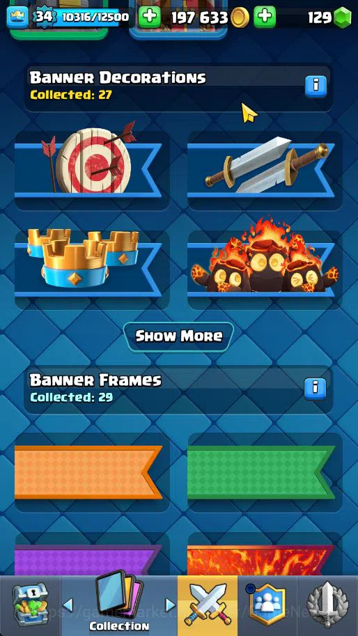 Clash Royale Accounts Lv 34|Trophy 7320|KTL 12|Total Card 119|3 Hero 7 E image 5