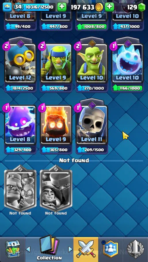 Clash Royale Accounts Lv 34|Trophy 7320|KTL 12|Total Card 119|3 Hero 7 E image 9