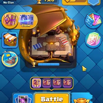 Clash Royale High-End Lv 34|Trophy 7320|KTL 12|Total Card 119|3 Hero 7 E image 1