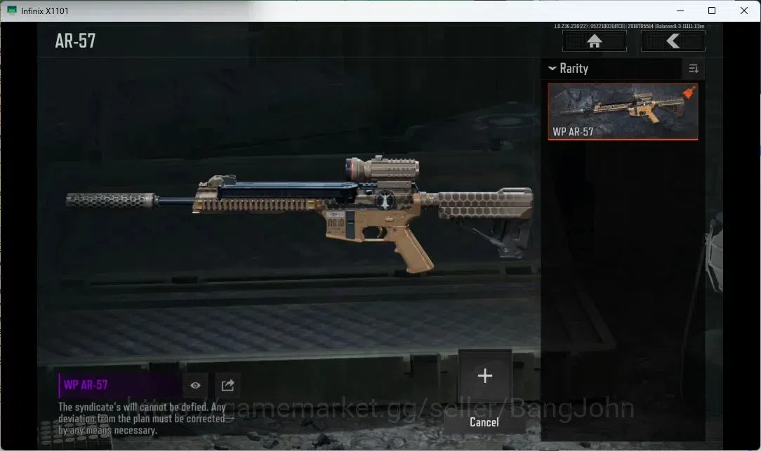 Arena Breakout Accounts High Value Mobile | LV 30 | SV 21.2 M | CV 10 M | SS T03, WP AR-57, Combust FAMAS, Abomi Vector 9 10