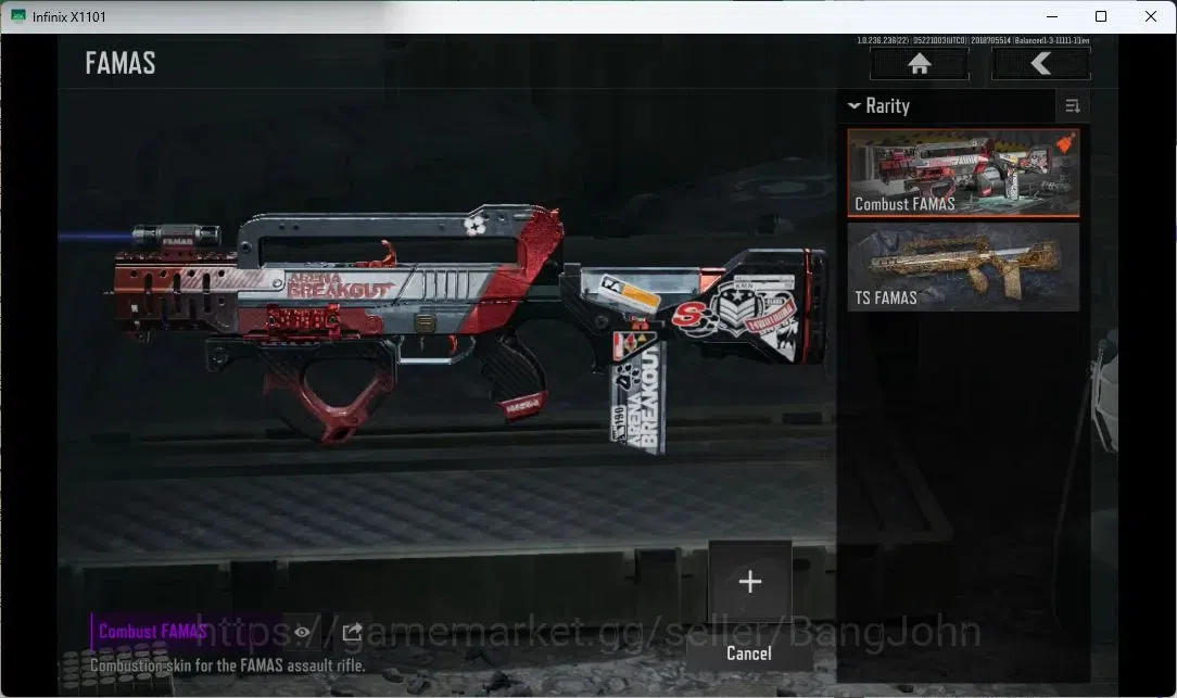 Arena Breakout Accounts High Value Mobile | LV 30 | SV 21.2 M | CV 10 M | SS T03, WP AR-57, Combust FAMAS, Abomi Vector 9 11