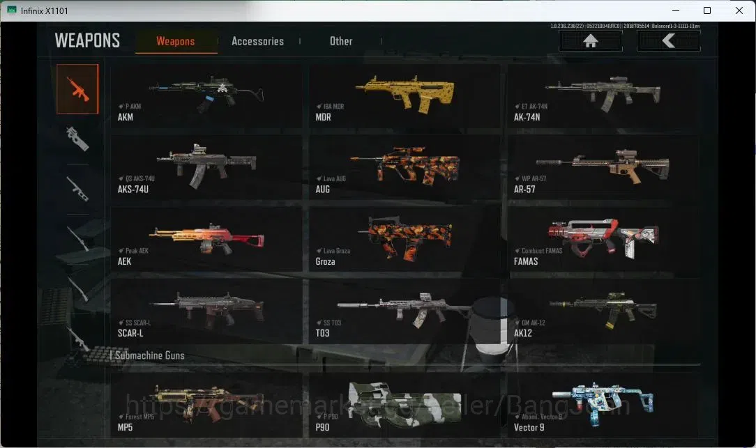 Arena Breakout Accounts High Value Mobile | LV 30 | SV 21.2 M | CV 10 M | SS T03, WP AR-57, Combust FAMAS, Abomi Vector 9 14