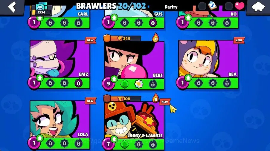 Brawl Stars Accounts 1554 Trophy|4K Bling|20 Brawlers 1 Max Lvl|4 Epic  image 6