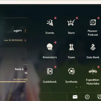 Wuthering Waves Accounts Mid-Game SEA|UL 56|Rank 6|5 Char Limited [Mornye Rc1,Hiyuki,Shorekeeper]+Sign,Rebecca,Chisa|Mc