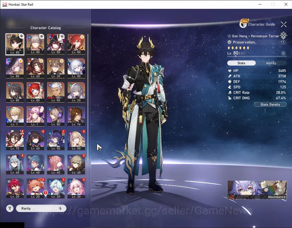 Honkai Star Rail Accounts Asia|TL 68|1,6K SJ|8 Limited|Fugue+Sign,Yao Guang, image 3